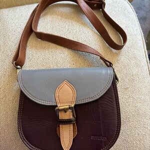 Soruka multicolored leather crossbody purse